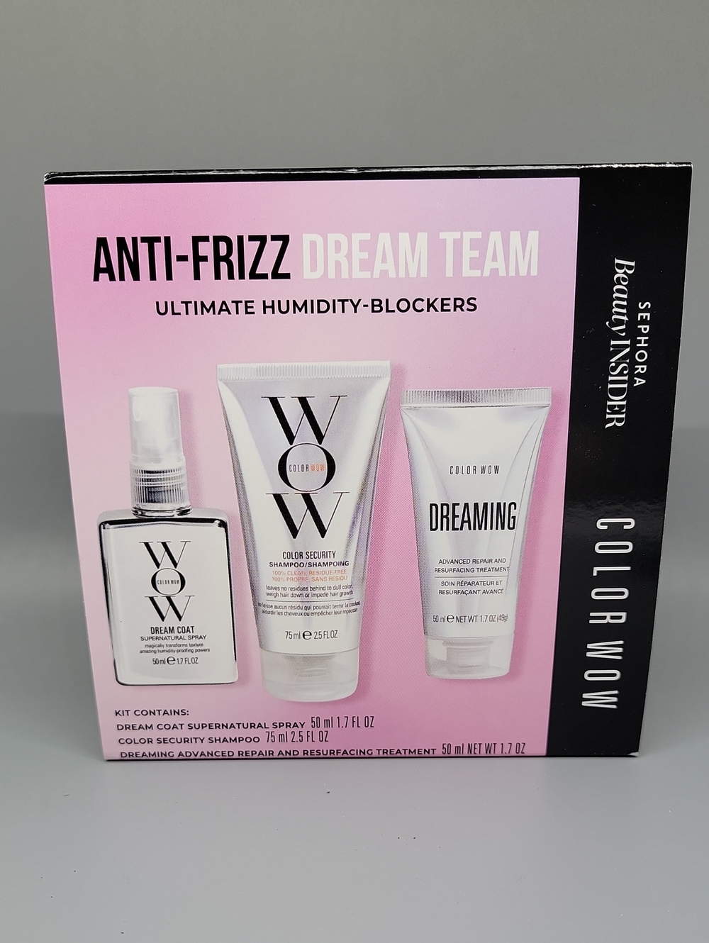 Color Wow Anti-Frizz Dream Team Sephora Insider 3 pc. Travel Size Bundle